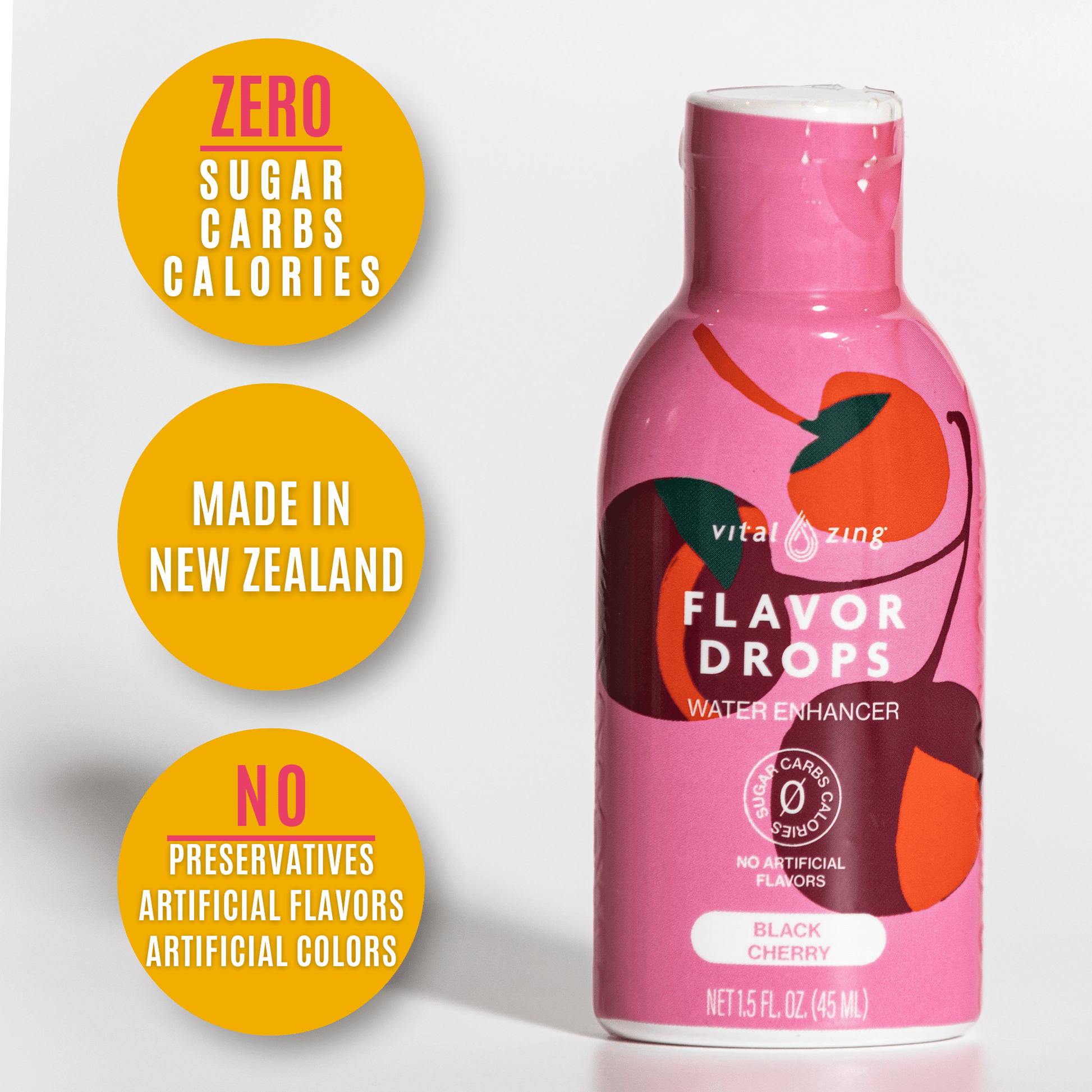 Black Cherry Flavor Drops Water Enhancer