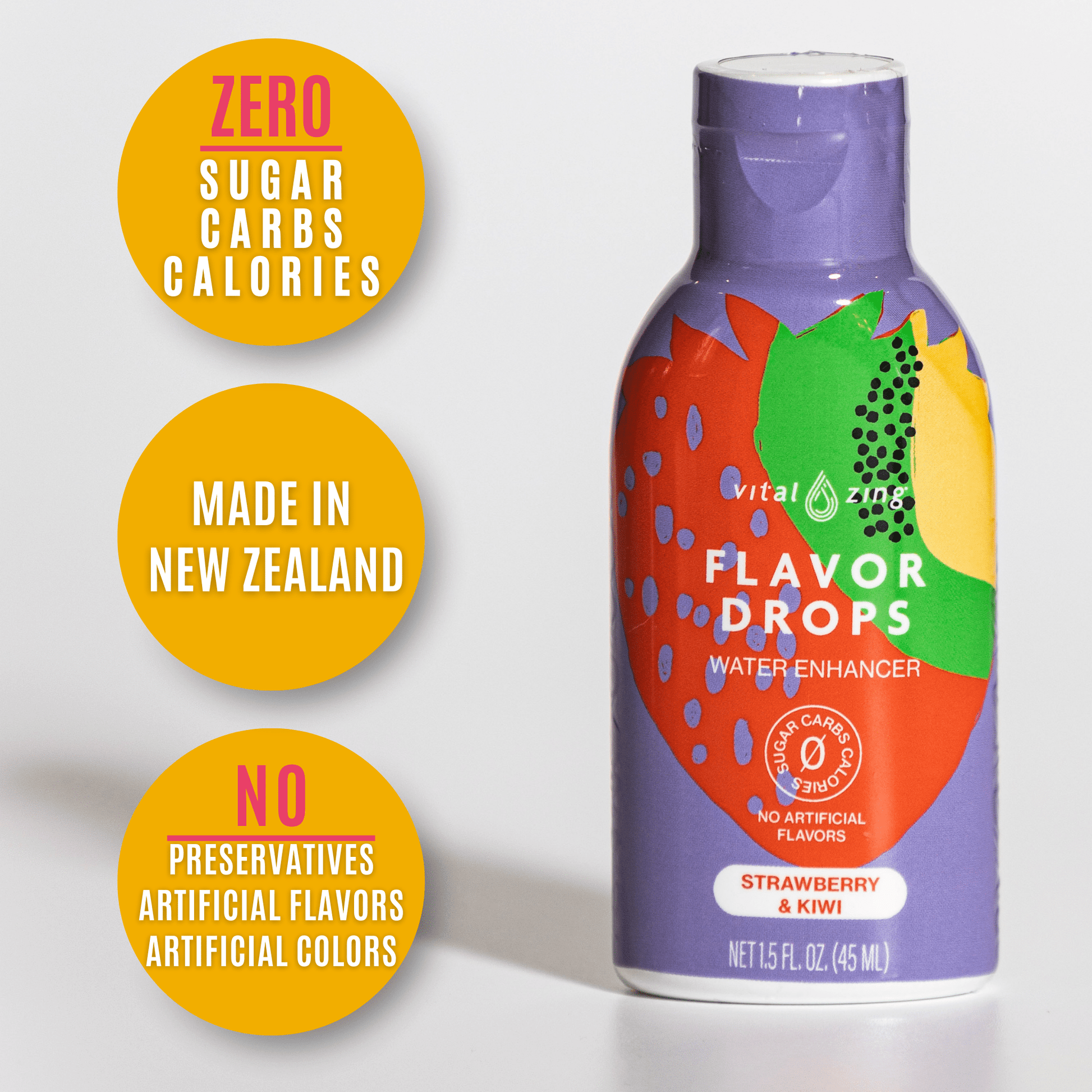 Strawberry Kiwi Flavor Drops Water Enhancer