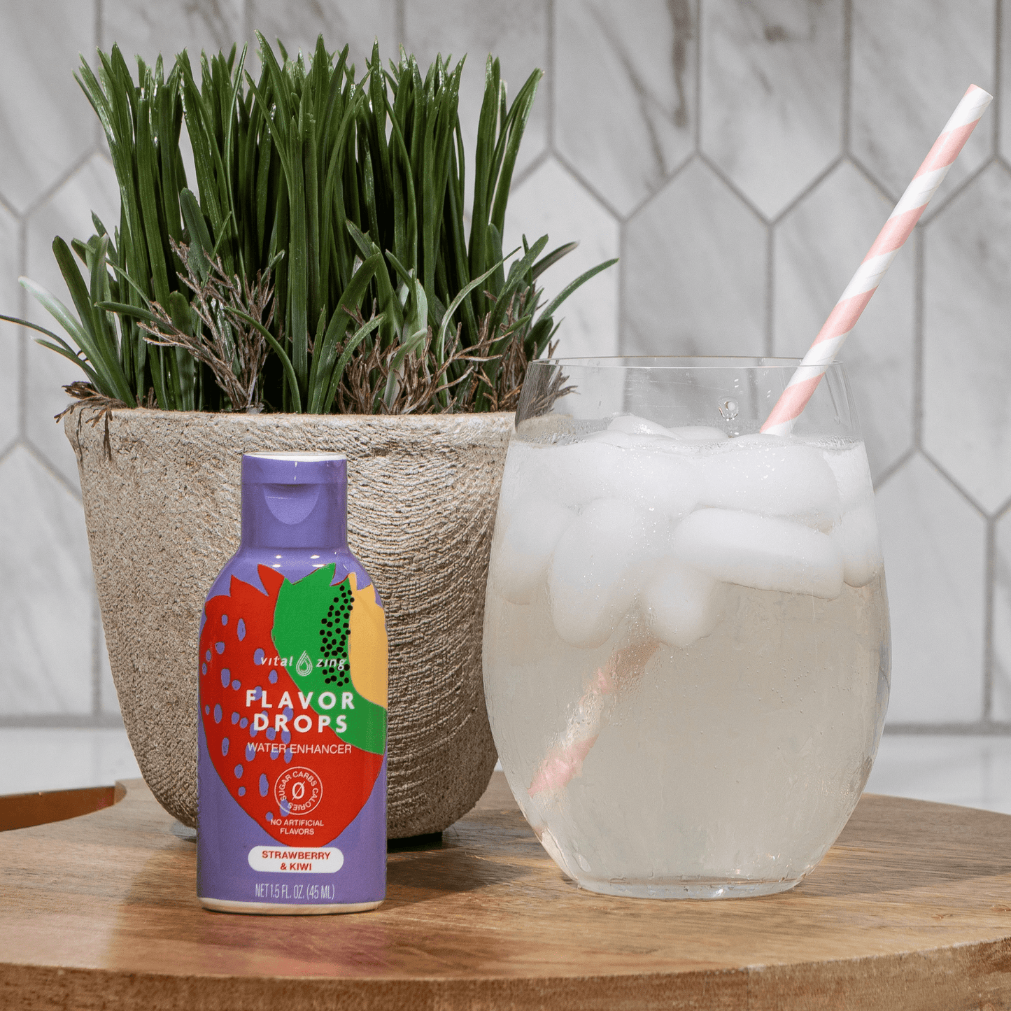Strawberry Kiwi Flavor Drops Water Enhancer